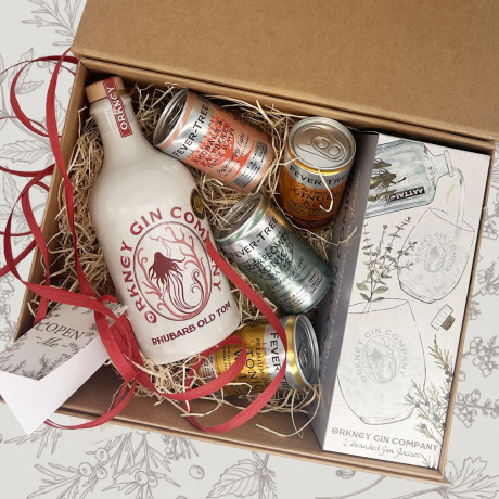 Rhubarb Old Tom Gin Hamper
