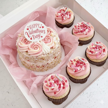 Vanilla Valentine's Bento Box