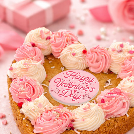 Valentine's Day Raspberry Blondies