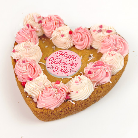 Valentine's Day Raspberry Blondies