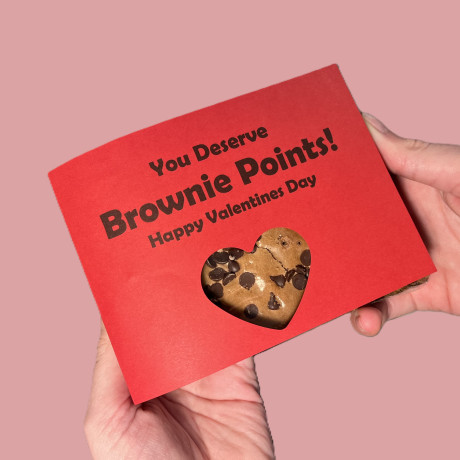 Valentines Brownie Card 'Brownie Points'
