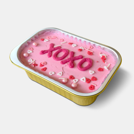 Valentine's Day Piece of Cake Postable Cake Box (Vanilla & Raspberry) Valentine's Day Piece of Cake Postable Cake Box (Vanilla & Raspberry)