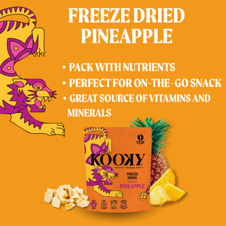 Freeze dried pineapple (12 x 12g)