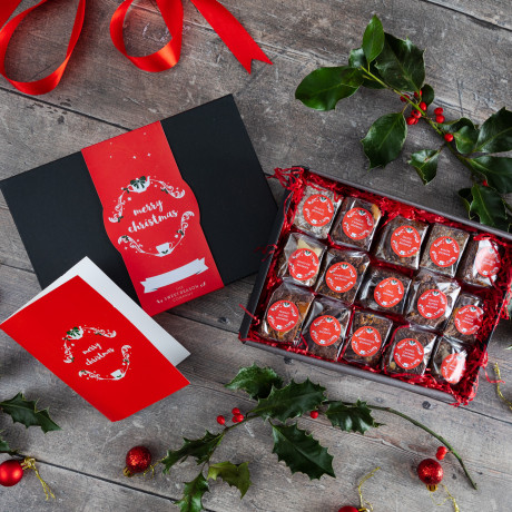 Indulgent Christmas Brownie Gift Box