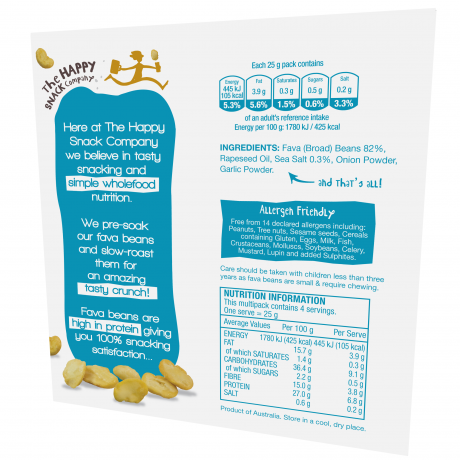 Lightly Salted Roasted Fava Beans Multipack