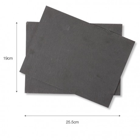 Set Of Four Slate Placemats
