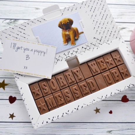 sorry chocolates sorry chocolates