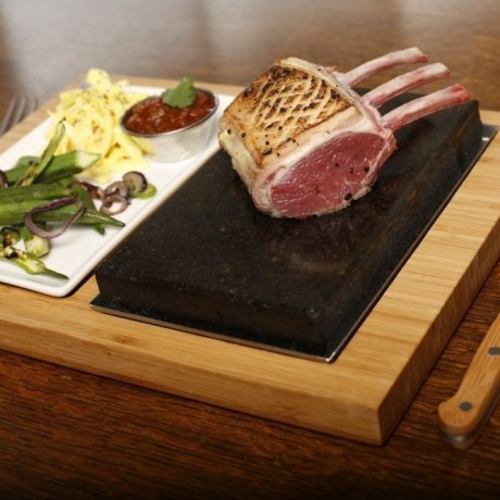 The Steak & Sides Hot Stone Cooking Set