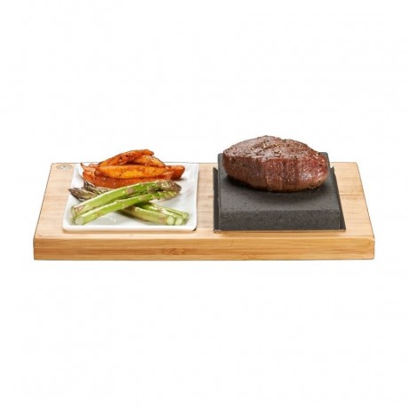 The Steak & Sides Hot Stone Cooking Set