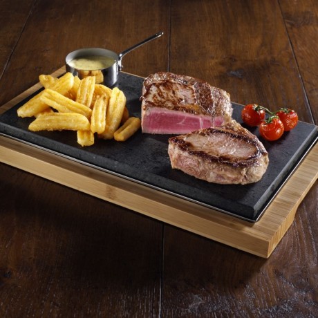 The Hot Stone Cooking Sharing Steak Plate
