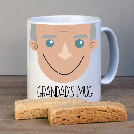 Personalised Grandad Face Mug Personalised Grandad Face Mug