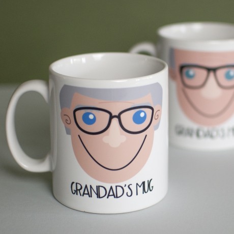 Personalised Grandad Face Mug Personalised Grandad Face Mug