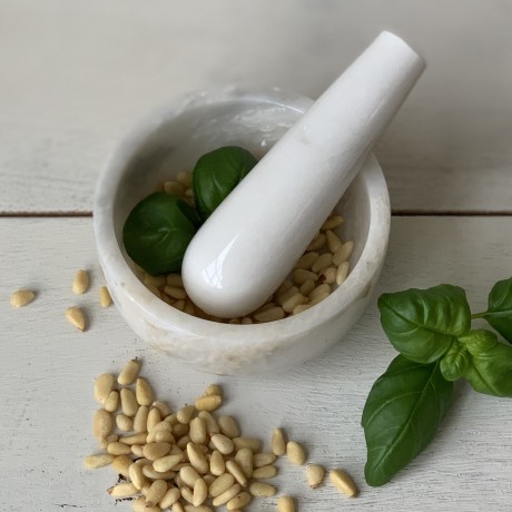 Marble Round Pestle and Mortar Marble Round Pestle and Mortar