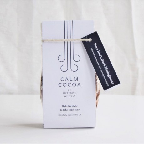 Calm Cocoa Drinking Chocolate Pure Dark 100% Madagascar