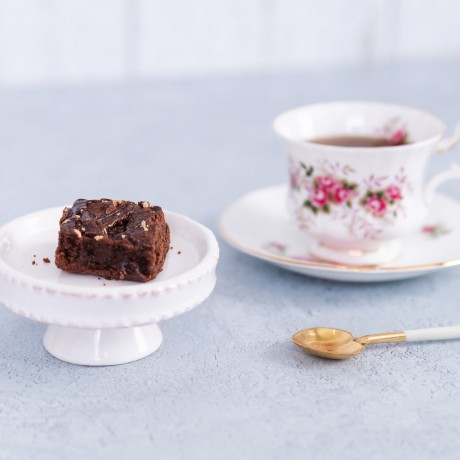 Unwrapped Salted Caramel Brownie-Cup of tea3