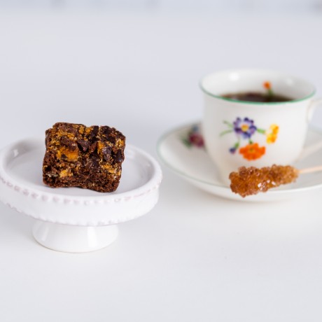 Unwrapped Brownie- Cup of tea